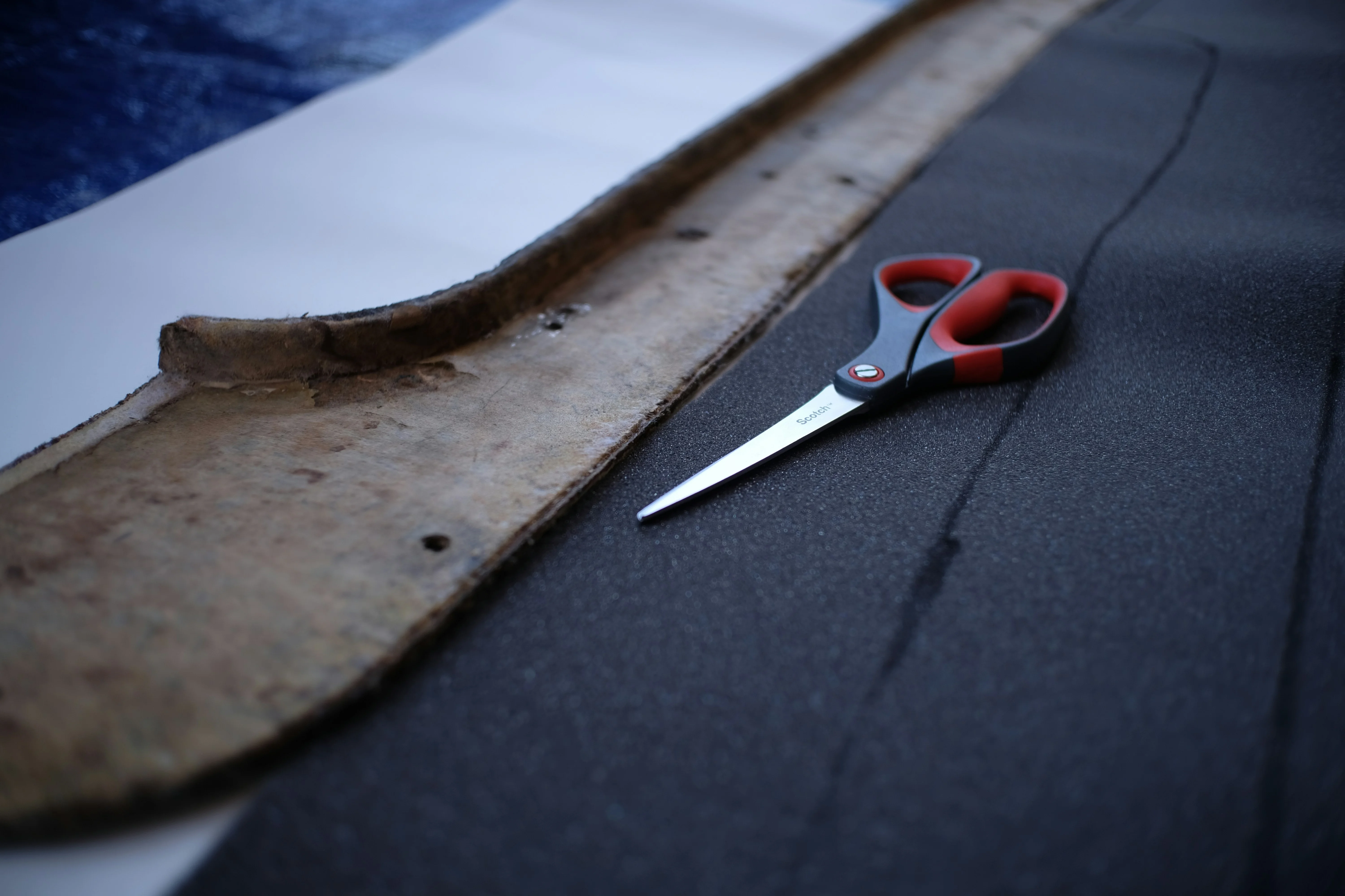 Fabric cutting process in manufacturing